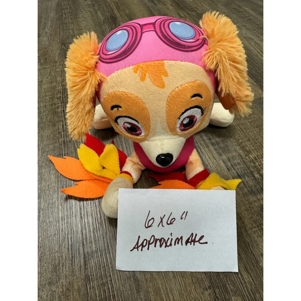 Paw Patrol Skye Plush Stuffed Animal Pink Aviator Dog Toy 6 inch 2018
